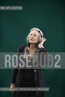 Sharon Olds, American Poet at The Edinburgh International Book Festival 2009..copyright©Geraint Lewis/Writer Pictures/Rosebud2