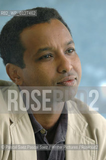 Somali-born british BBC Correspondent and writer Rageh Omaar, who became famous with his daily coverage of the war in Iraq, at the Edinburgh International Book Festival 2005..Copyright©Pascal Saez.Pascal Saez/Writer Pictures/Rosebud2