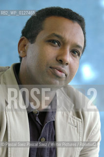 Somali-born british BBC Correspondent and writer Rageh Omaar, who became famous with his daily coverage of the war in Iraq, at the Edinburgh International Book Festival 2005..Copyright©Pascal Saez.Pascal Saez/Writer Pictures/Rosebud2