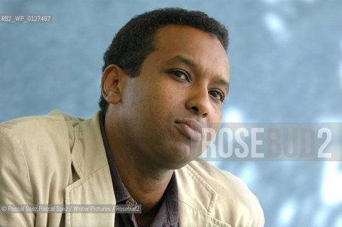 Somali-born british BBC Correspondent and writer Rageh Omaar, who became famous with his daily coverage of the war in Iraq, at the Edinburgh International Book Festival 2005..Copyright©Pascal Saez.Pascal Saez/Writer Pictures/Rosebud2