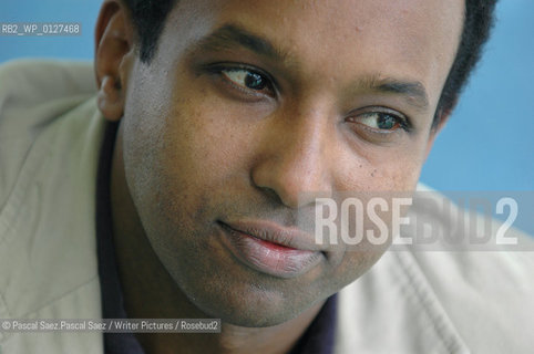 Somali-born british BBC Correspondent and writer Rageh Omaar, who became famous with his daily coverage of the war in Iraq, at the Edinburgh International Book Festival 2005..Copyright©Pascal Saez.Pascal Saez/Writer Pictures/Rosebud2