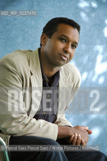 Somali-born british BBC Correspondent and writer Rageh Omaar, who became famous with his daily coverage of the war in Iraq, at the Edinburgh International Book Festival 2005..Copyright©Pascal Saez.Pascal Saez/Writer Pictures/Rosebud2