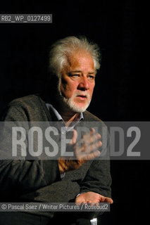 Sri Lanka-born canadian writer Michael Ondaatje, author of The English Patient and Divisadero. ..Copyright©Pascal Saez/Writer Pictures/Rosebud2