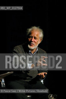 Sri Lanka-born canadian writer Michael Ondaatje, author of The English Patient and Divisadero. ..Copyright©Pascal Saez/Writer Pictures/Rosebud2