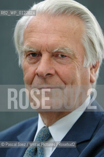 British writer and politician Lord David Owen at the Edinburgh International Book Festival 2007. ..Copyright©Pascal Saez/Writer Pictures/Rosebud2