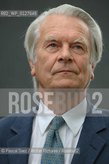 British writer and politician Lord David Owen at the Edinburgh International Book Festival 2007. ..Copyright©Pascal Saez/Writer Pictures/Rosebud2