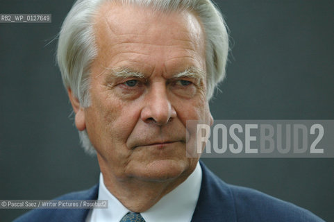 British writer and politician Lord David Owen at the Edinburgh International Book Festival 2007. ..Copyright©Pascal Saez/Writer Pictures/Rosebud2