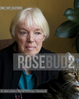 Stakis Prize (1998) Shortlisted writer Agnes Owens, at home in Glasgow, Scotland in 2009 after a dementia scare at hospital...copyright©John Linton/Writer Pictures/Rosebud2