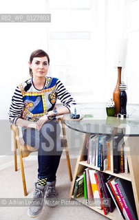 Oonagh OHagan, London based Scottish author and fashion consultant pictured at home in Belsize Park..©.Adrian Lourie/Writer Pictures/Rosebud2