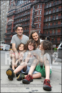 Joe ONeill, Sally Singer and family, photographed in New York ..copyright©Dan Callister/Writer Pictures/Rosebud2
