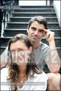 Joe ONeill, Sally Singer and family, photographed in New York ..copyright©Dan Callister/Writer Pictures/Rosebud2