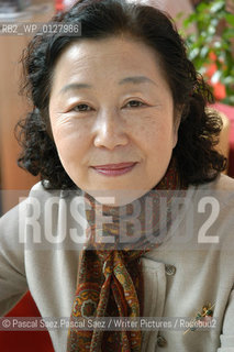 Korean writer Oh Jung Hi at the Salon du Livre (Book Fair) in Paris, March 2006..Copyright©Pascal Saez.Pascal Saez/Writer Pictures/Rosebud2