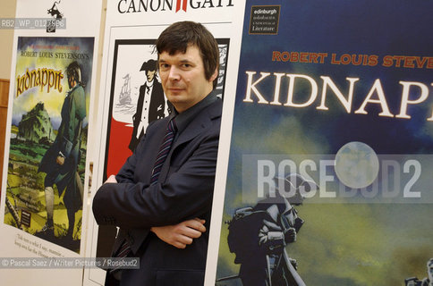 Scottish writer Ian Rankin..Here at the launch of the One Book-One Edinburgh campaign which will run throughout February 2007, and is designed to promote the reading of books in Edinburgh by getting the whole City reading the same book. The campaign is run by the Edinburgh UNESCO City of Litterature Trust, which commissioned the Kidnapped graphic novel, and the printing of thousands of copies of a new edition of R.L.Stevensons novel which will be distributed for free throughout the City..The launch was held at Edinburgh Castle and is part of a month-long series of events designed to boost awareness of reading, support literacy projects and engage with communities...Copyright©Pascal Saez/Writer Pictures/Rosebud2