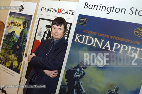 Scottish writer Ian Rankin..Here at the launch of the One Book-One Edinburgh campaign which will run throughout February 2007, and is designed to promote the reading of books in Edinburgh by getting the whole City reading the same book. The campaign is run by the Edinburgh UNESCO City of Litterature Trust, which commissioned the Kidnapped graphic novel, and the printing of thousands of copies of a new edition of R.L.Stevensons novel which will be distributed for free throughout the City..The launch was held at Edinburgh Castle and is part of a month-long series of events designed to boost awareness of reading, support literacy projects and engage with communities...Copyright©Pascal Saez/Writer Pictures/Rosebud2