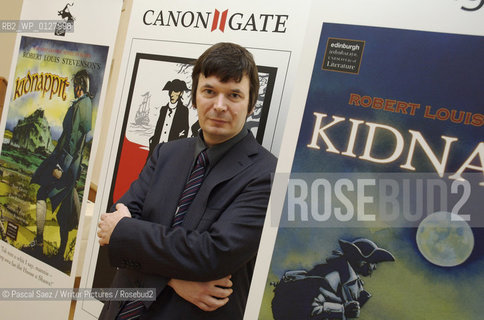 Scottish writer Ian Rankin..Here at the launch of the One Book-One Edinburgh campaign which will run throughout February 2007, and is designed to promote the reading of books in Edinburgh by getting the whole City reading the same book. The campaign is run by the Edinburgh UNESCO City of Litterature Trust, which commissioned the Kidnapped graphic novel, and the printing of thousands of copies of a new edition of R.L.Stevensons novel which will be distributed for free throughout the City..The launch was held at Edinburgh Castle and is part of a month-long series of events designed to boost awareness of reading, support literacy projects and engage with communities...Copyright©Pascal Saez/Writer Pictures/Rosebud2