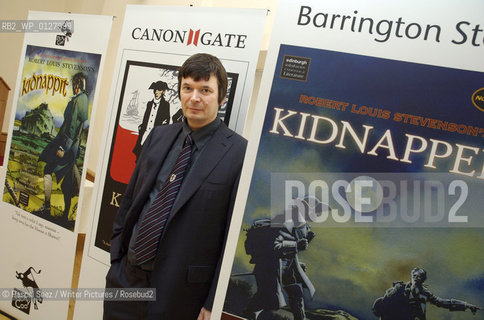 Scottish writer Ian Rankin..Here at the launch of the One Book-One Edinburgh campaign which will run throughout February 2007, and is designed to promote the reading of books in Edinburgh by getting the whole City reading the same book. The campaign is run by the Edinburgh UNESCO City of Litterature Trust, which commissioned the Kidnapped graphic novel, and the printing of thousands of copies of a new edition of R.L.Stevensons novel which will be distributed for free throughout the City..The launch was held at Edinburgh Castle and is part of a month-long series of events designed to boost awareness of reading, support literacy projects and engage with communities...Copyright©Pascal Saez/Writer Pictures/Rosebud2