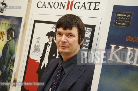 Scottish writer Ian Rankin..Here at the launch of the One Book-One Edinburgh campaign which will run throughout February 2007, and is designed to promote the reading of books in Edinburgh by getting the whole City reading the same book. The campaign is run by the Edinburgh UNESCO City of Litterature Trust, which commissioned the Kidnapped graphic novel, and the printing of thousands of copies of a new edition of R.L.Stevensons novel which will be distributed for free throughout the City..The launch was held at Edinburgh Castle and is part of a month-long series of events designed to boost awareness of reading, support literacy projects and engage with communities...Copyright©Pascal Saez/Writer Pictures/Rosebud2