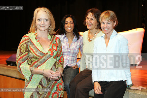 Stella Duffy, Shazia Mirza, Marina Lewycka and Kate Mosse entertain over 200 guests at the comic writers event..Copyright©Graham Jepson/Writer Pictures/Rosebud2