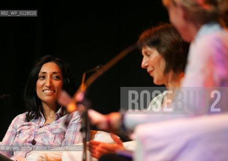 Stella Duffy, Shazia Mirza, Marina Lewycka and Kate Mosse entertain over 200 guests at the comic writers event..Copyright©Graham Jepson/Writer Pictures/Rosebud2