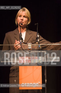 The Orange Prize for Fiction 2010, Award for New Writers Readings at the Southbank Centre.  Kate Mosse pictured..©Adrian Lourie/Writer Pictures/Rosebud2