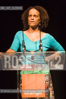 The Orange Prize for Fiction 2010, Award for New Writers Readings at the Southbank Centre.  Bernardine Everisto, Judge of the prize pictured..©Adrian Lourie/Writer Pictures/Rosebud2