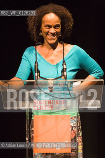 The Orange Prize for Fiction 2010, Award for New Writers Readings at the Southbank Centre.  Bernardine Everisto, Judge of the prize pictured..©Adrian Lourie/Writer Pictures/Rosebud2