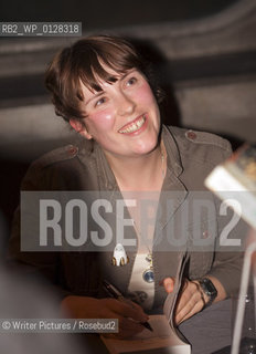 The Orange Prize for Fiction 2010 New Writers Award Readings at the Southbank Centre.  Nominee Evie Wylde signs books.Adrian Lourie/Writer Pictures .contact +44 (0)20 8224 1564 .sales@©Writer Pictures/Rosebud2