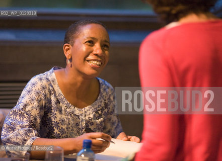 The Orange Prize for Fiction 2010 New Writers Award Readings at the Southbank Centre.  Nominee Irene Sabatini signs books.Adrian Lourie/Writer Pictures .contact +44 (0)20 8224 1564 .sa©Writer Pictures/Rosebud2