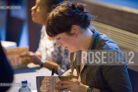 The Orange Prize for Fiction 2010 New Writers Award Readings at the Southbank Centre.  Nominees   Evie Wyld and Irene Sabatini sign books.Adrian Lourie/Writer Pictures .contact +44 (0)©Writer Pictures/Rosebud2