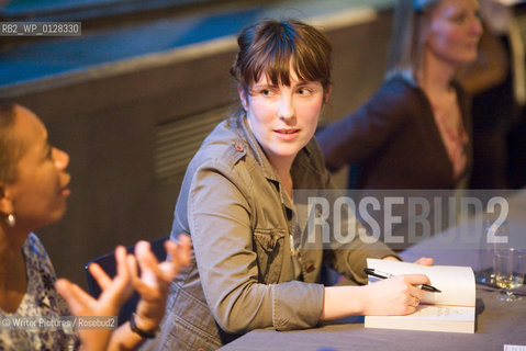 The Orange Prize for Fiction 2010 New Writers Award Readings at the Southbank Centre.  Nominees   Irene Sabatini, Evie Wyld and Jane Borodale sign books.Adrian Lourie/Writer Pictures .©Writer Pictures/Rosebud2