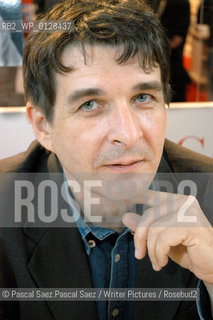 French writer Frederic  Pajak at the Salon du Livre (Book Fair) in Paris, March 2006..Copyright©Pascal Saez.Pascal Saez/Writer Pictures/Rosebud2