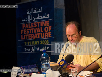 The Palestine Festival of Literature.. 7-11th May, 2008 with readings and performances held in Jerusalem, Ramallah and Bethlehem..Copyright©Jamie Archer/Writer Pictures/Rosebud2
