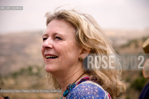 Palestine Festival of Literature 2009..Deborah Moggach pictured during a visit to the Ramallah Hills countryside before the opening night of the festival....Copyright©Raoof Haj Yahia/Palfest/Writer Pictures/Rosebud2