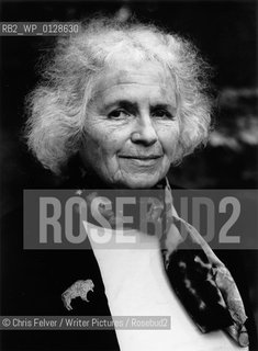Grace Paley.  ..Copyright©Chris Felver/Writer Pictures/Rosebud2