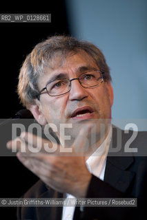2006 Nobel Laureate Orhan Pamuk pictured at the Guardian Hay Festival...copyright©Justin Griffiths-Williams/Writer Pictures/Rosebud2