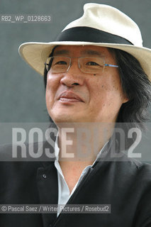 Hong Kong writer and photographer Basil Pao at the Edinburgh International Book Festival 2007. ..Copyright©Pascal Saez/Writer Pictures/Rosebud2