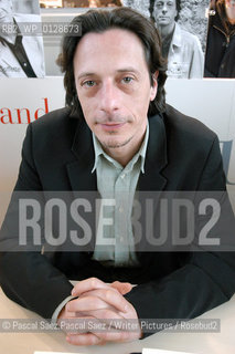 French writer Eric Paradisi at the Salon du Livre (Book Fair) in Paris, March 2006..Copyright©Pascal Saez.Pascal Saez/Writer Pictures/Rosebud2
