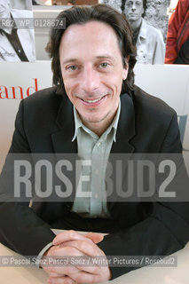 French writer Eric Paradisi at the Salon du Livre (Book Fair) in Paris, March 2006..Copyright©Pascal Saez.Pascal Saez/Writer Pictures/Rosebud2