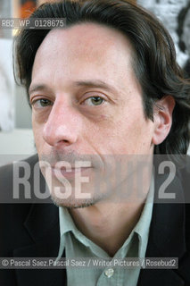French writer Eric Paradisi at the Salon du Livre (Book Fair) in Paris, March 2006..Copyright©Pascal Saez.Pascal Saez/Writer Pictures/Rosebud2