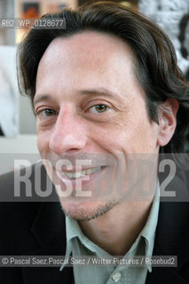 French writer Eric Paradisi at the Salon du Livre (Book Fair) in Paris, March 2006..Copyright©Pascal Saez.Pascal Saez/Writer Pictures/Rosebud2
