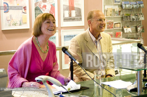 Writers Miranda Seymour and Tim Parks at the London Review of Books of Bookshop in London, 22/07/2010..copyright©Nick Cunard/Writer Pictures/Rosebud2