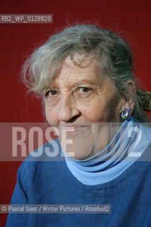 Scottish childrens writer Aileen Paterson, author of Maisie, at the Edinburgh International Book Festival...Copyright©Pascal Saez/Writer Pictures/Rosebud2