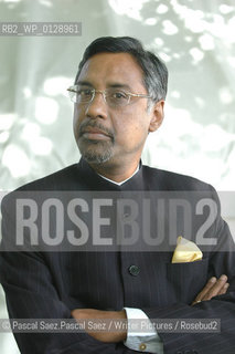 Indian diplomat and writer Pavan Varma at the Edinburgh International Book Festival 2005...Copyright©Pascal Saez.Pascal Saez/Writer Pictures/Rosebud2