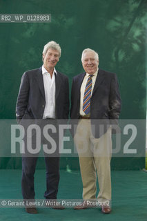Jeremy Paxman, BBC Newsnight Presenter with Roy Hattersley former Labour MP at The Edinburgh International Book Festival 2009..copyright©Geraint Lewis/Writer Pictures/Rosebud2