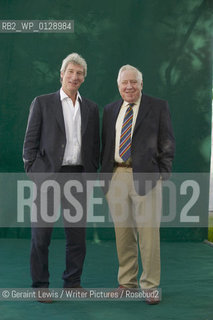Jeremy Paxman, BBC Newsnight Presenter with Roy Hattersley former Labour MP at The Edinburgh International Book Festival 2009..copyright©Geraint Lewis/Writer Pictures/Rosebud2