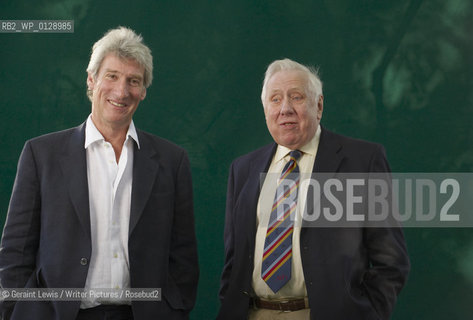 Jeremy Paxman, BBC Newsnight Presenter with Roy Hattersley former Labour MP at The Edinburgh International Book Festival 2009..copyright©Geraint Lewis/Writer Pictures/Rosebud2
