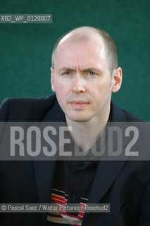 British writer David Peace at the Edinburgh International Book Festival...Copyright©Pascal Saez/Writer Pictures/Rosebud2