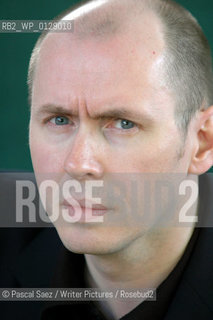 British writer David Peace at the Edinburgh International Book Festival...Copyright©Pascal Saez/Writer Pictures/Rosebud2