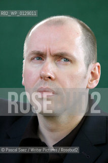 British writer David Peace at the Edinburgh International Book Festival...Copyright©Pascal Saez/Writer Pictures/Rosebud2