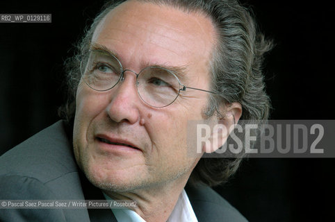 French writer Pierre Peju, author of The Girl from the Chartreuse at the Edinburgh International Book Festival 2005...Copyright©Pascal Saez.Pascal Saez/Writer Pictures/Rosebud2